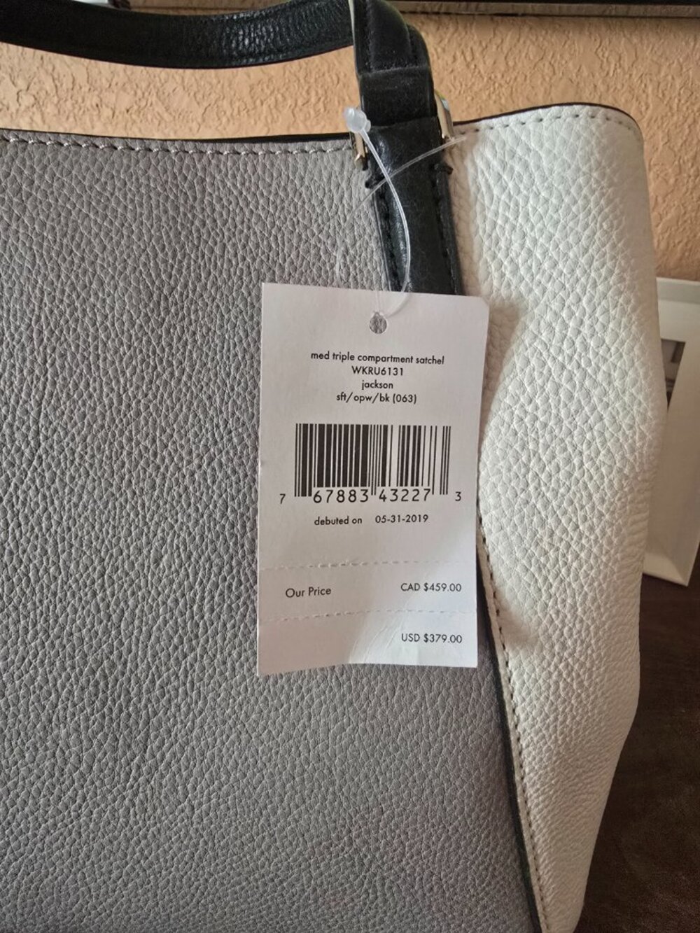 Kate Spade Jackson Triple Compartment Satchel Bag - Picture 4 of 13